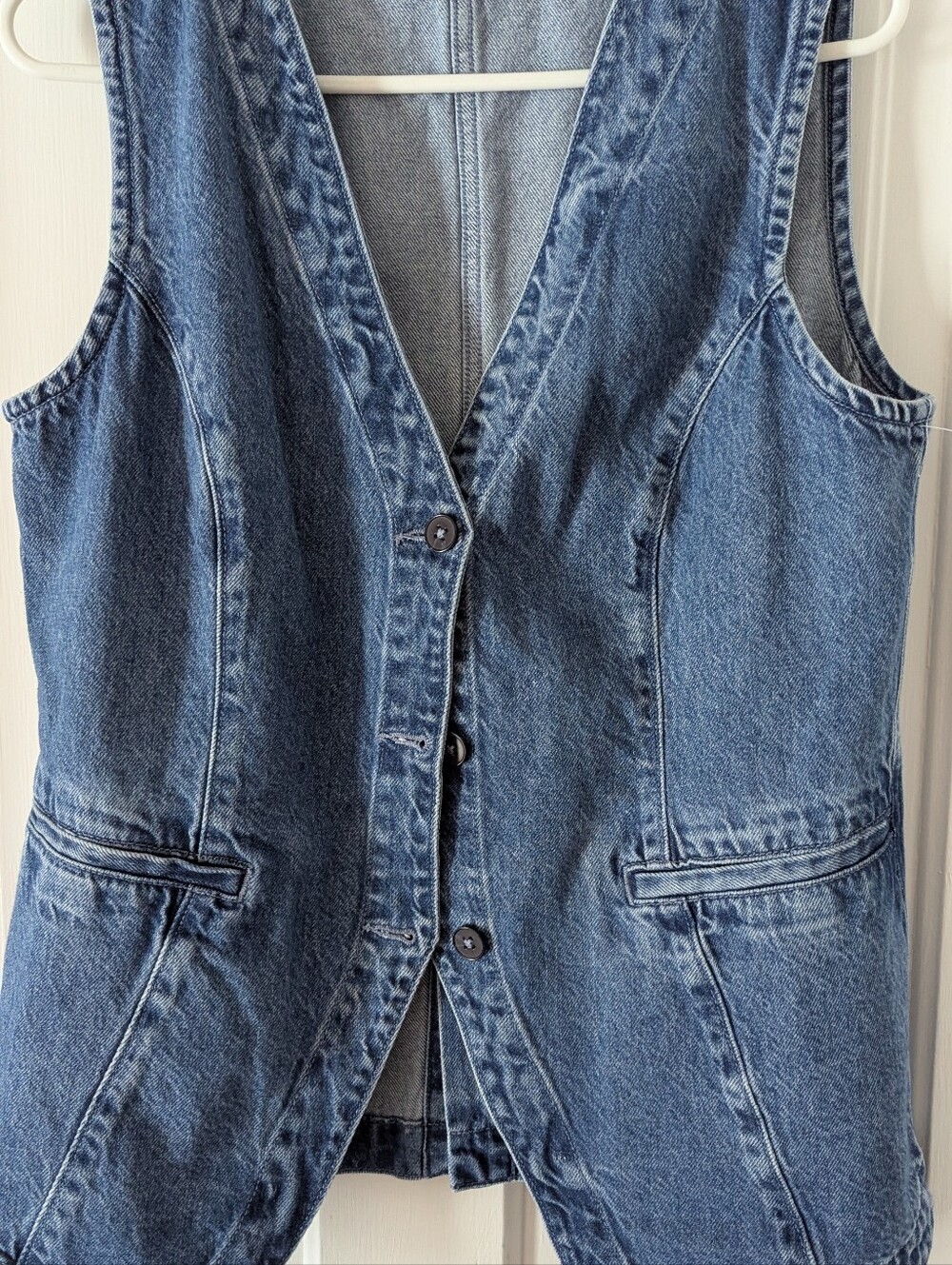 GAP Blue Denim Vest for Women